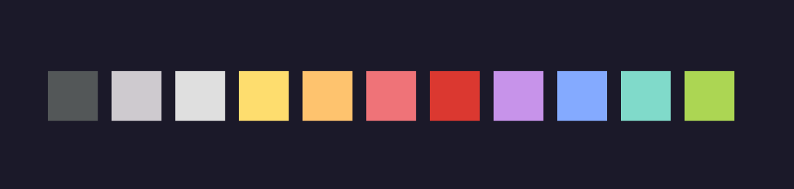 Lupin palette